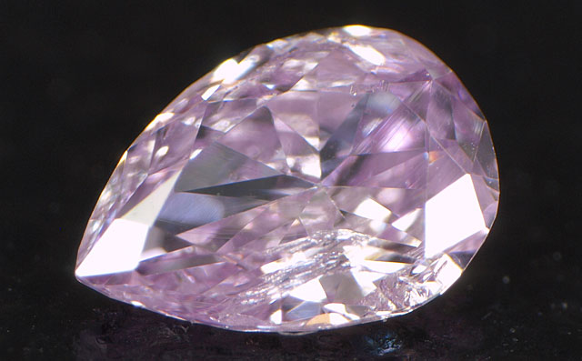 天然パープルダイヤモンド ルース(裸石) 0.051ct, Fancy Pinkish Purple ( ファンシーピンキッシュパープル