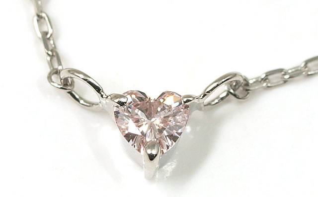 ハートシェイプダイヤモンド・ペンダントネックレス画像