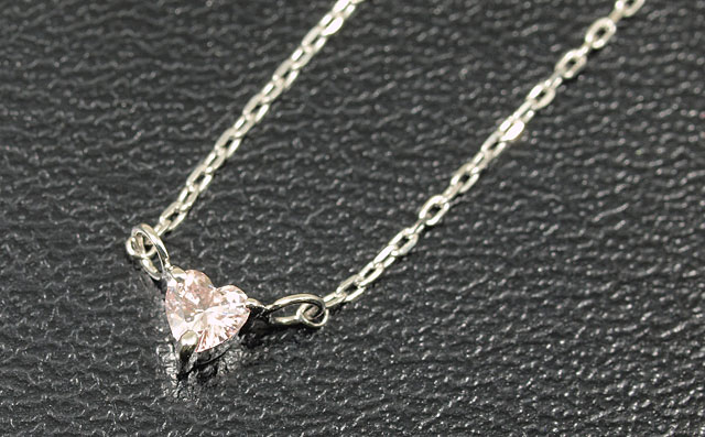 ハートシェイプダイヤモンド・ペンダントネックレス画像
