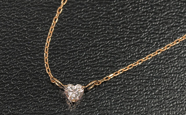 ハートシェイプダイヤモンド・ペンダントネックレス画像