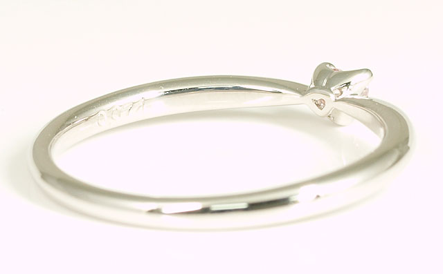 ハートピンクダイヤモンドリング画像