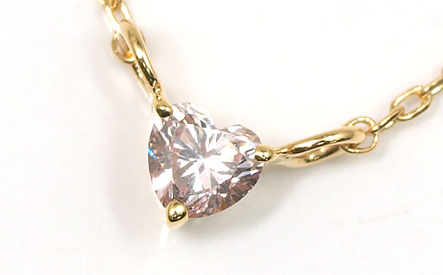 ハートシェイプダイヤモンド・ペンダントネックレス画像