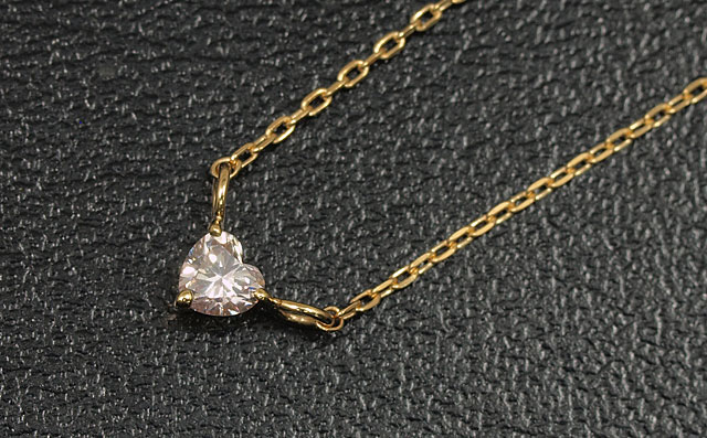 ハートシェイプダイヤモンド・ペンダントネックレス画像