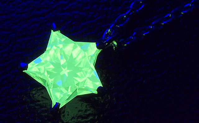 スターカット(星型)ダイヤモンド・ペンダントネックレス画像