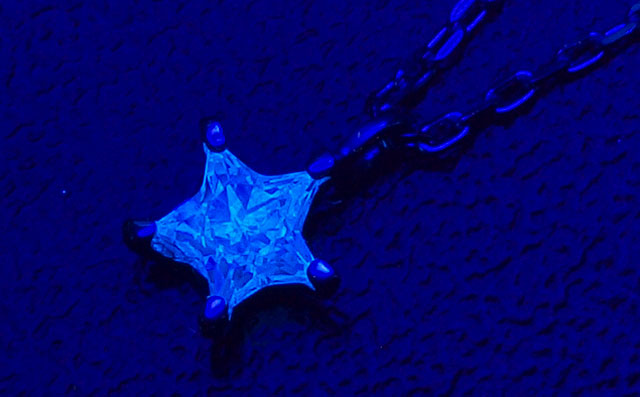 スターカット(星型)ダイヤモンド・ペンダントネックレス画像