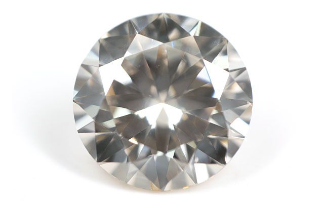 M (Faint Brown) カラー 】 天然ダイヤモンド ルース(裸石) 0.413ct, SI-1 【 中央宝石研究所ソーティング袋付 】 【  送料無料 】