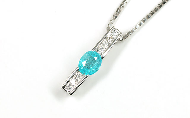 パライバトルマリンペンダントネックレス