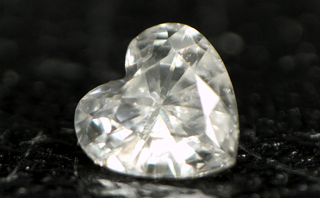天然ダイヤモンド ルース 0.033ct 【 小さな小さなハートシェイプの