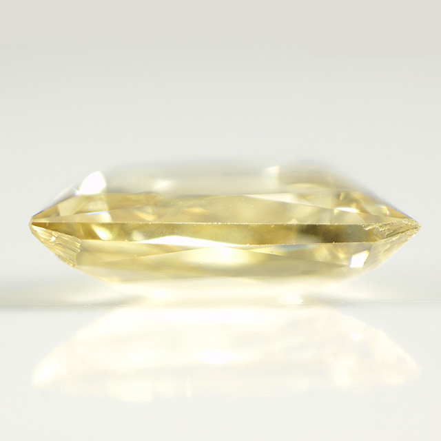 天然イエローダイヤモンド ルース 0.298ct, Fancy Light Brownish Yellow, SI-1, ファンシーカット