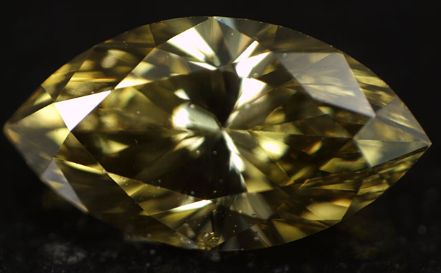 天然カメレオンダイヤモンド ルース(裸石) 0.279ct (天然グリーンダイヤモンド)【蛍光性・燐光性もあります。】【中央宝石研究所】