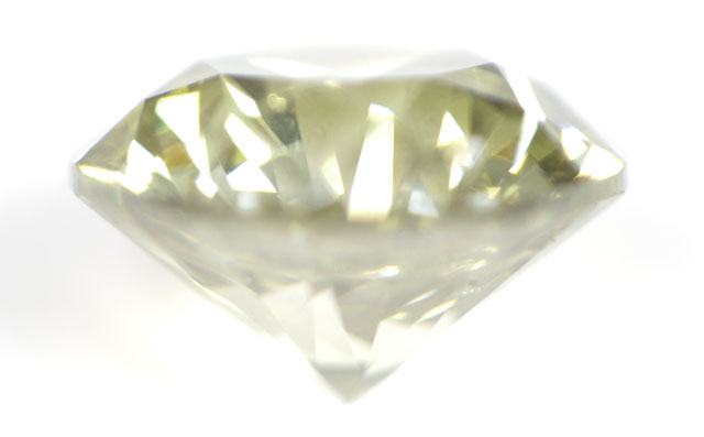 天然カメレオンダイヤモンド ルース(裸石) 0.213ct (天然グリーンダイヤモンド)【蛍光性・燐光性もあります。】【中央宝石研究所