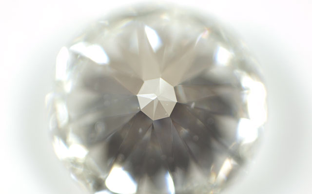 天然ダイヤモンド ルース(裸石) 0.304ct, Gカラー, VS2 【四芒星が見える78面体カットダイヤモンド】【中央宝石研究所ソーティング袋付】【 送料無料 】