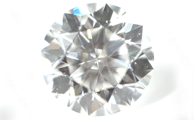 天然ダイヤモンド ルース(裸石) 0.304ct, Gカラー, VS2 【四芒星