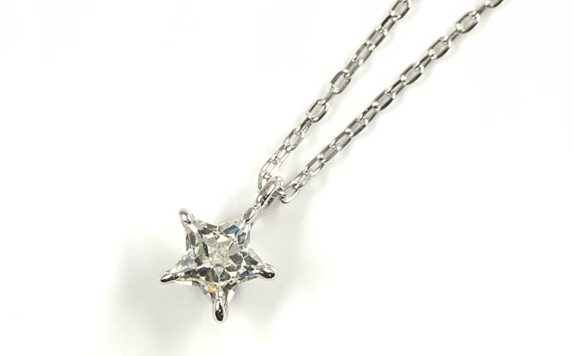 五芒星型 天然ダイヤモンド・ペンダントネックレス Pt900・Pt850 0.205ct 【 星形 すい星 彗星 流星 流れ星 シューティング・スター】 五芒星型 天然ダイヤモンド・ペンダントネックレス Pt900・Pt850 0.205ct 【 星形 すい星 彗星 流星 流れ星 シューティング・スター】