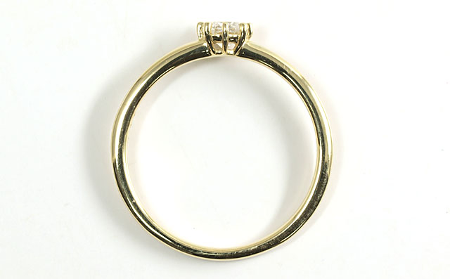 通称 : クリスタルムーン ダイヤモンド リング(指輪) 0.220ct, D