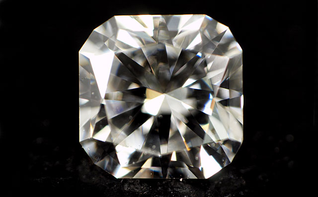 『2年保証』 天然ダイヤモンド 50面体カット ルース(裸石) Eカラー 0.337ct, ダイヤモンド