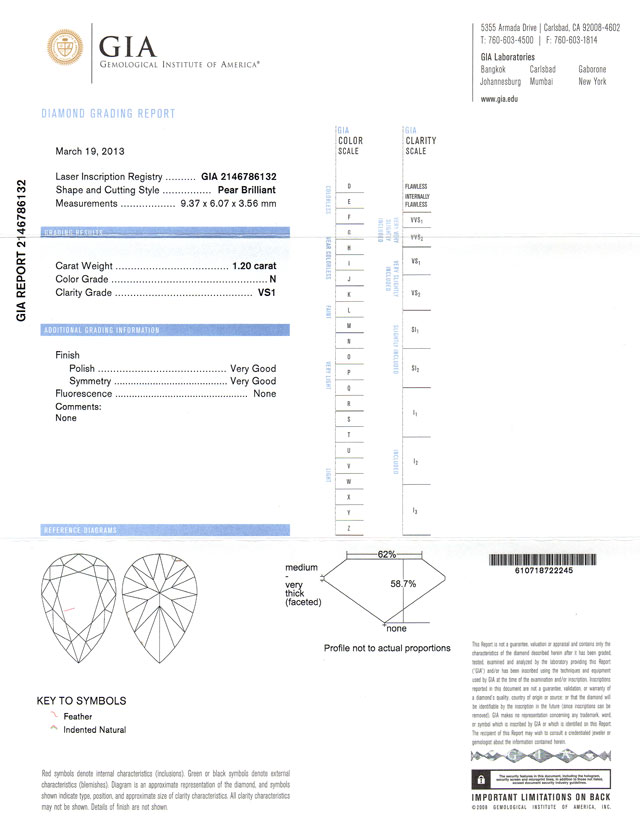 天然イエローダイヤモンド ルース(裸石) 1.20ct(1.199ct), Nカラー, VS1, ペアシェイプ 【GIA,AGT】 ピンク