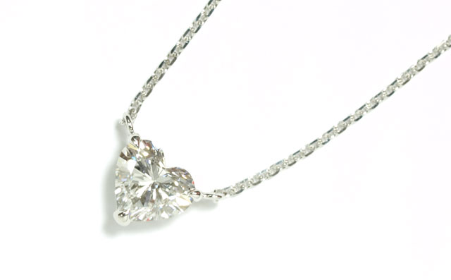 ダイヤモンドペンダントネックレス画像