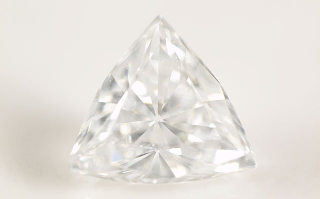 【 三角形 】 天然ダイヤモンド ルース(裸石) 0.153ct,Dカラー,VS-1,【 中央宝石研究所ソーティング袋付 】【 送料無料 】