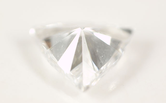 【 三角形 】 天然ダイヤモンド ルース(裸石) 0.153ct,Dカラー,VS-1,【 中央宝石研究所ソーティング袋付 】【 送料無料 】