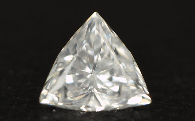 三角形 】 天然ダイヤモンド ルース(裸石) 0.153ct,Dカラー,VS-1,【 中央宝石研究所ソーティング袋付 】【 送料無料