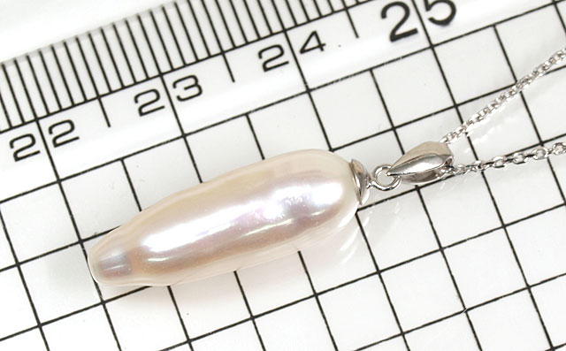 犬の歯型の真珠画像