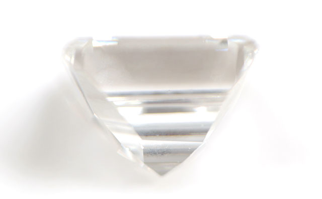 天然ダイヤモンドルース(裸石) 0.169ct, Fカラー, VS-2, スクエア 