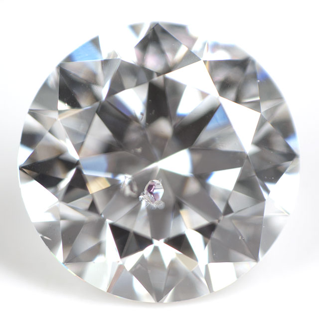 ガーネット結晶入りダイヤモンドルース画像