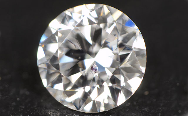 ガーネット結晶入りダイヤモンドルース画像