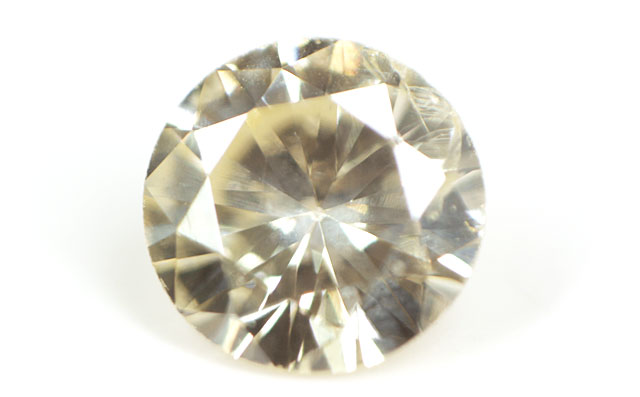 天然ダイヤモンド ルース(裸石) 0.094ct, Under N (Very Light Yellow