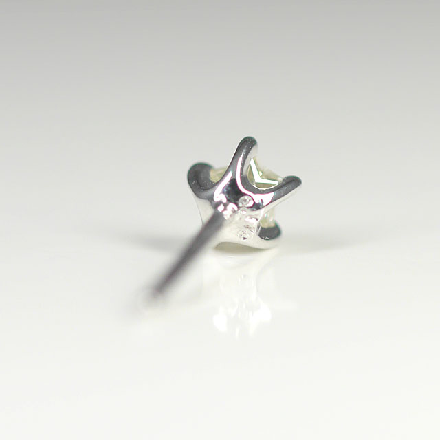 スターカット（星型）ダイヤモンド・片耳用ピアス画像