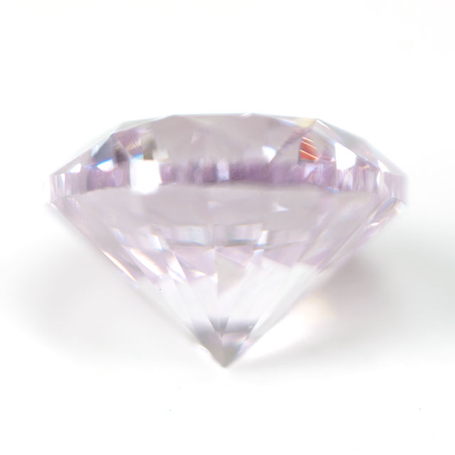 天然パープルダイヤモンド ルース(裸石) 0.185ct, Fancy Light Pink Purple ( ファンシーライトピンクパープル