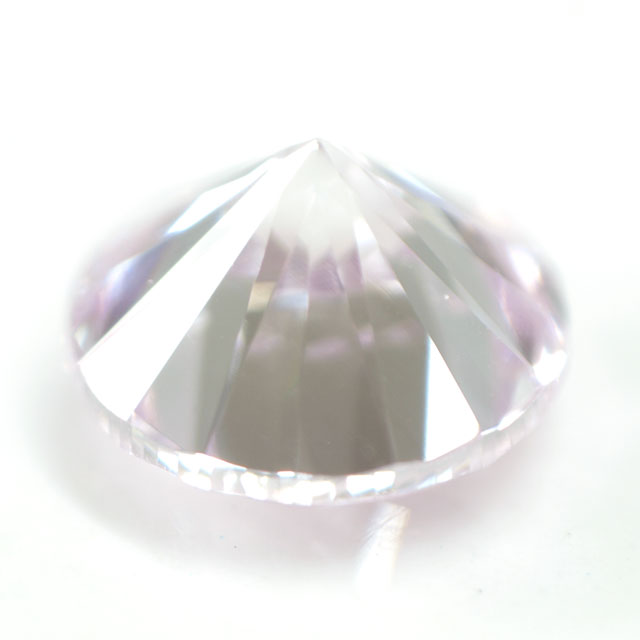 天然パープルダイヤモンド ルース(裸石) 0.185ct, Fancy Light Pink Purple ( ファンシーライトピンクパープル