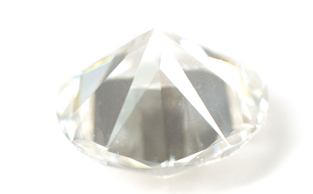 57面体カット 】【 ダイヤの中に星(五芒星)が見えます 】 天然