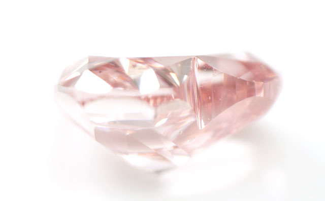 天然ピンクダイヤモンド ルース(裸石) 0.146ct SI-1 Fancy Intense 