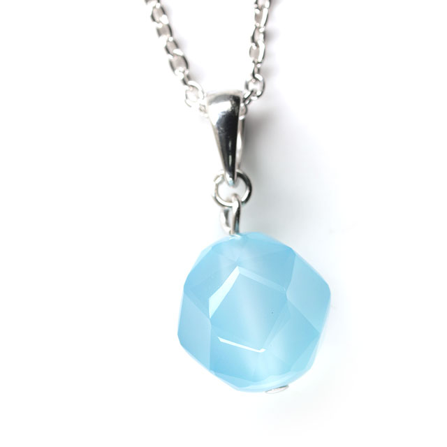 シーブルーカルセドニーペンダント・トップ画像