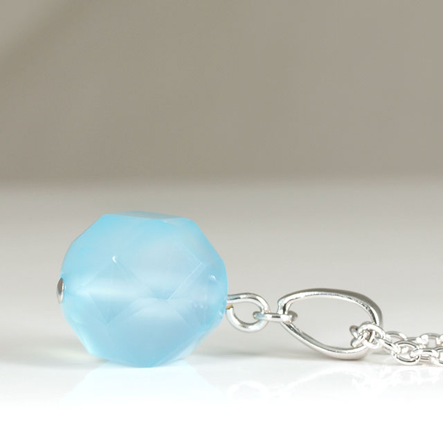 シーブルーカルセドニーペンダント・トップ画像