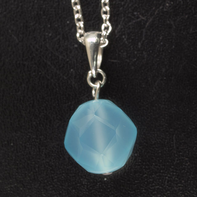 シーブルーカルセドニーペンダント・トップ画像