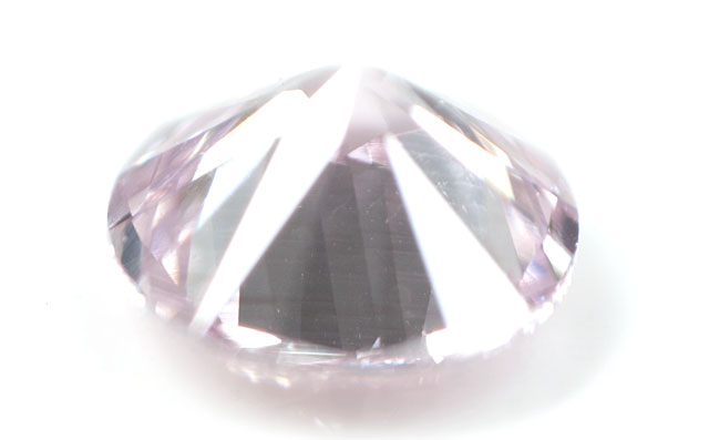 天然パープルダイヤモンド ルース(裸石) 0.083ct, Fancy Light Pink Purple ( ファンシーライトピンクパープル