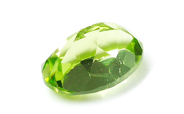 ペリドット ルース(裸石) 0.91ct, オーバル(楕円形) (ペリドート