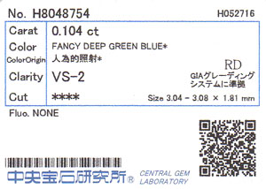 中央宝石研究所ソーティング画像