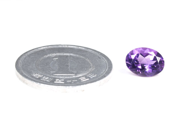 アメジスト ルース(裸石) 1.12ct オーバル (アメシスト/紫水晶