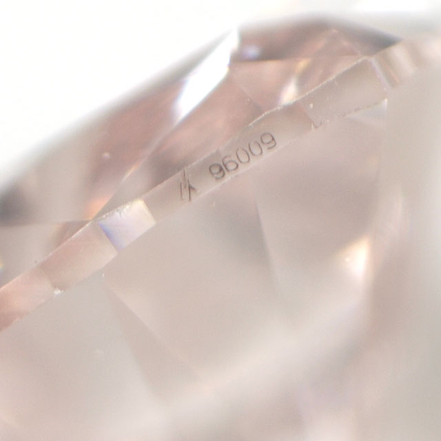 アーガイル鉱山産 】 天然ピンクダイヤモンド ルース(裸石) 0.16ct, Fancy Light Pink(ファンシーライトピンク), VS-1, ハートシェイプ 【 アーガイル証明書