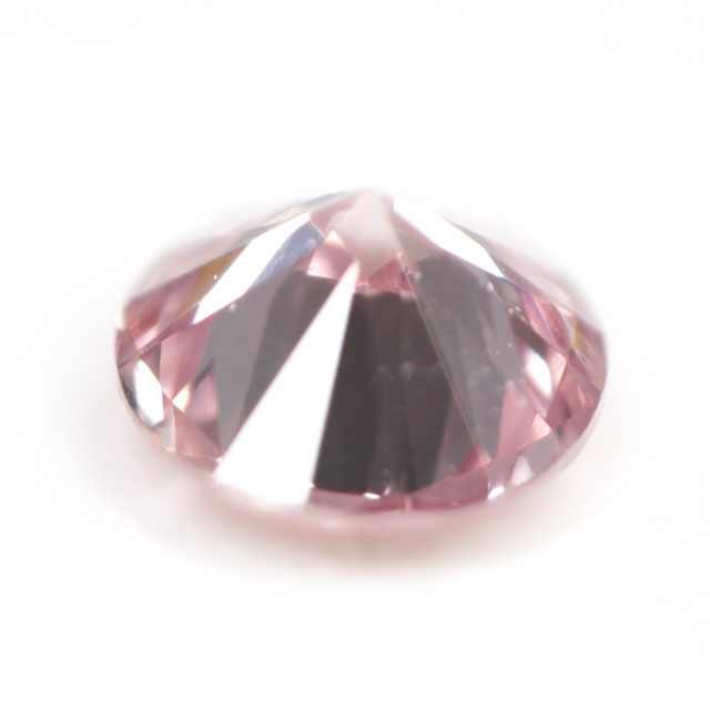 天然ピンクダイヤモンドルース (裸石) 0.084ct, Fancy Purplish
