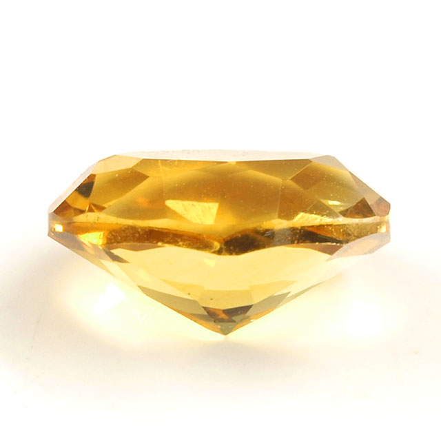 シトリン(黄水晶) ルース 1.25ct, オーバル 【 8月1日の誕生日石・11月の誕生石 】