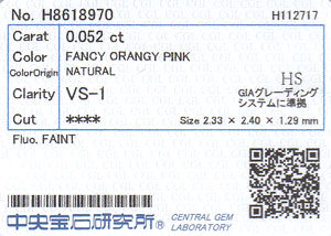 中央宝石研究所ソーティング画像