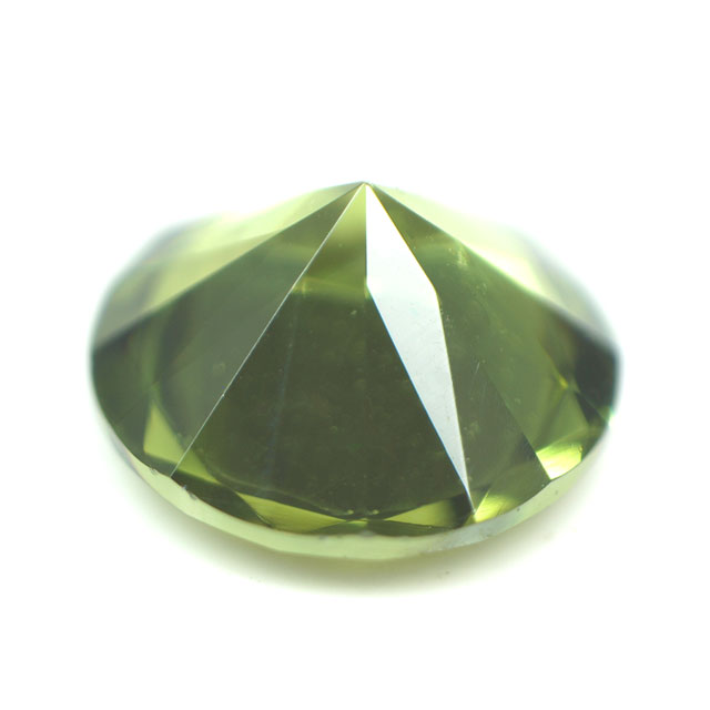 ダークグリーン・ジルコン ルース(裸石) 0.219ct, ( ラウンド ダークグリーン・ジルコン ルース(裸石) 0.219ct, ( ラウンド