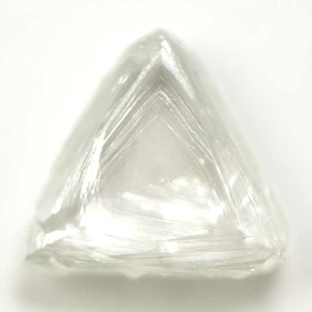 ダイヤモンド原石 ルース 0.190ct 【マクルと呼ばれる三角形の