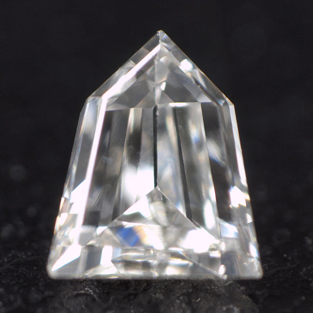尖った将棋の駒のようです 】 天然ダイヤモンド ルース ( 裸石 ) 0.128ct, Gカラー, VS-1, 五角形, 中央宝石研究所