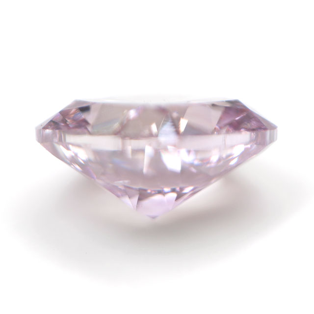 天然パープルダイヤモンド ルース ( 裸石 ) 0.109ct, Fancy Intense Pink Pruple (ファンシー・インテンス